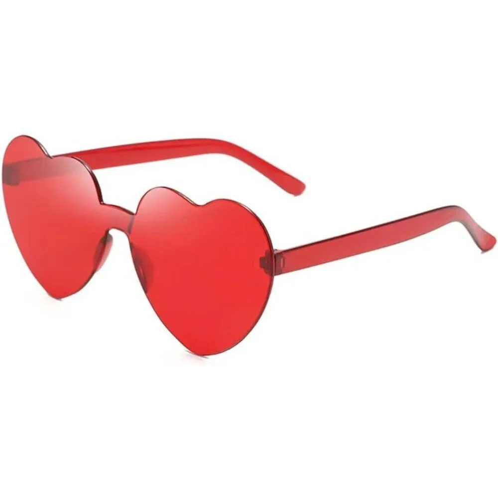 Halloween Cupid Costume Set Angel Wings Heart Headband Sunglasses Women